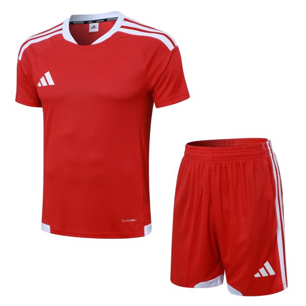 2026 AD Red High Quality Player Version Training Short Suit (球员套装)