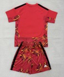 26-27 Japan Red GoalKeeper Kids Soccer Jersey