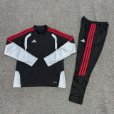 2026 AD Black Half Pull Tracksuit