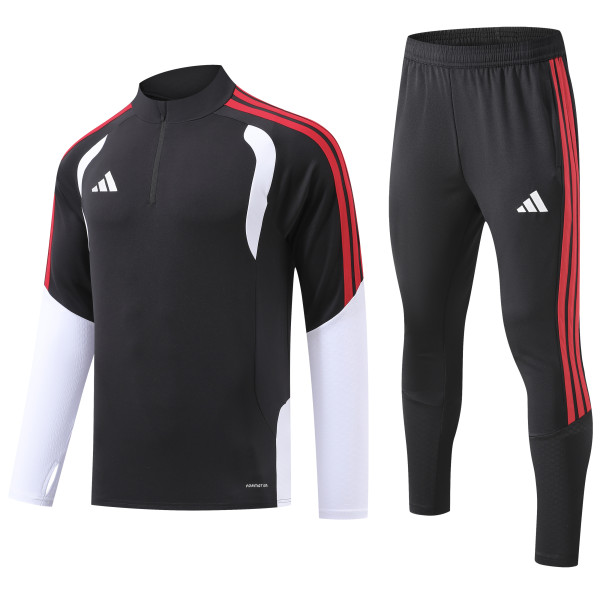 2026 AD Black Half Pull Tracksuit