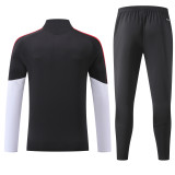 2026 AD Black Half Pull Tracksuit