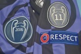 2016-2017 RMA Third Black Retro Soccer Jersey