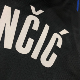 Dallas Mavericks Glory version DONCIC #77 Black Top Quality Hot Pressing NBA Jersey