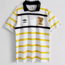 1988-1991 Scotland Yellow White Retro Soccer Jersey 1988-1991 Scotland Yellow White Retro Soccer Jersey