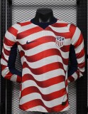 2026 World Cup USA Home Long Sleeve Player Version Soccer Jersey*长袖球员