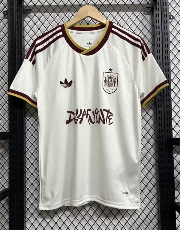 2026 World Cup Spain Away X-Dellafuente Fans Soccer Jersey