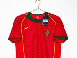 2004 Portugal Home Retro Soccer Jersey
