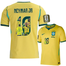 2026 Brazil Home Print Neymar Jr #10 Fans Soccer Jersey (Picture Number)