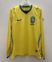 2026 World Cup Brazil Home Long Sleeve Fans Soccer Jersey (长袖)