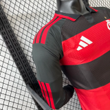 26-27 Flamengo Home Long Sleeve Player Version Soccer Jersey*长袖球员