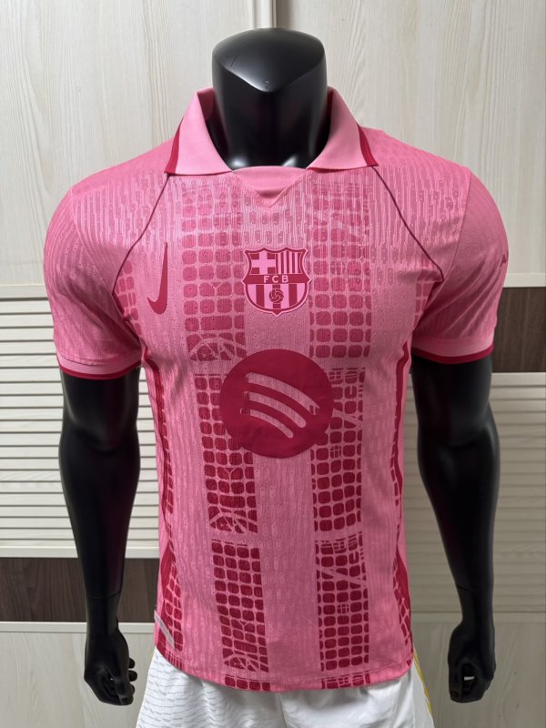 26-27 BAR Pink Special Edition Player Version Soccer Jersey