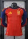 2026 World Cup Spain Home Long Sleeve Player Version Soccer Jersey (With 2 Star)*两颗星*长袖球员