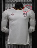 2026 World Cup Spain Away Long Sleeve Player Version Soccer Jersey (With 2 Star)*两颗星*长袖球员