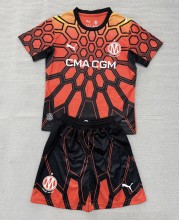26-27 Marseille Orange GoalKeeper Adult Suit
