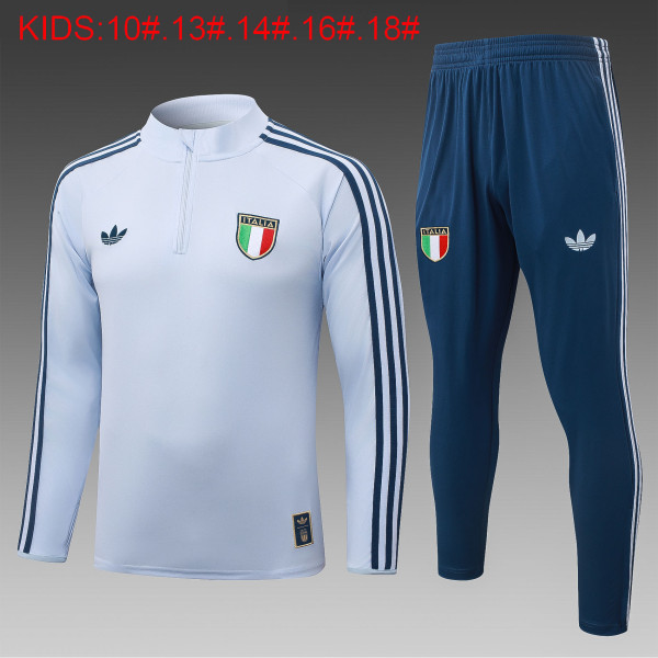 26-27 Italy High Quality Kids Half Pull Tracksuit