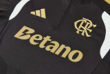 26-27 Flamengo High Quality Half Pull Tracksuit