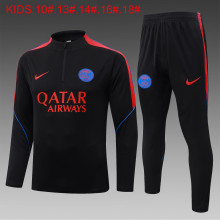 26-27 PSG High Quality Kids Half Pull Tracksuit