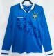 1996 Brazil Away Long sleeves Retro Soccer Jersey 