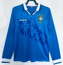 1996 Brazil Away Long sleeves Retro Soccer Jersey 1996 Brazil Away Long sleeves Retro Soccer Jersey