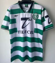 1998-1999 Sporting Lisbon Home Retro Soccer Jersey