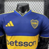 26-27 Boca Juniors Home Player Version Soccer Jersey