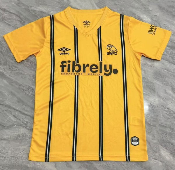 26-27 Sheffield Wednesday Away Fans Soccer Jersey