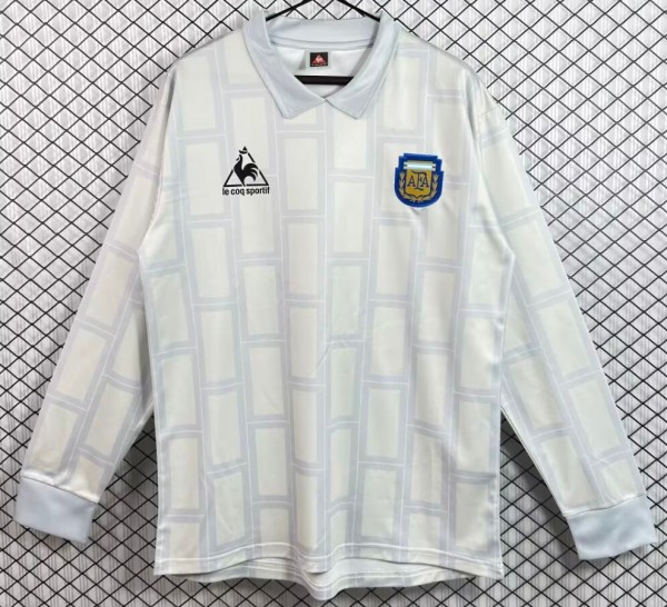 1986  Argentina Goalkeeper Long sleeves Retro Soccer Jersey
