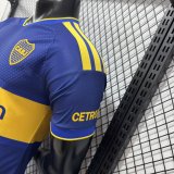 26-27 Boca Juniors Home Player Version Soccer Jersey