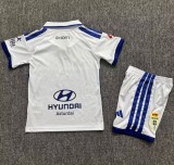 26-27 Real Oviedo Away Kids Soccer Jersey