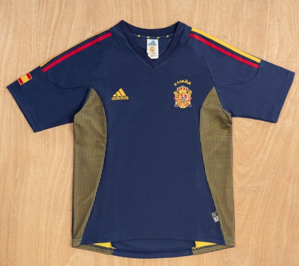 2002 Spain Third Retro Soccer Jersey