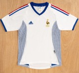 2002 France Away Retro Soccer Jersey