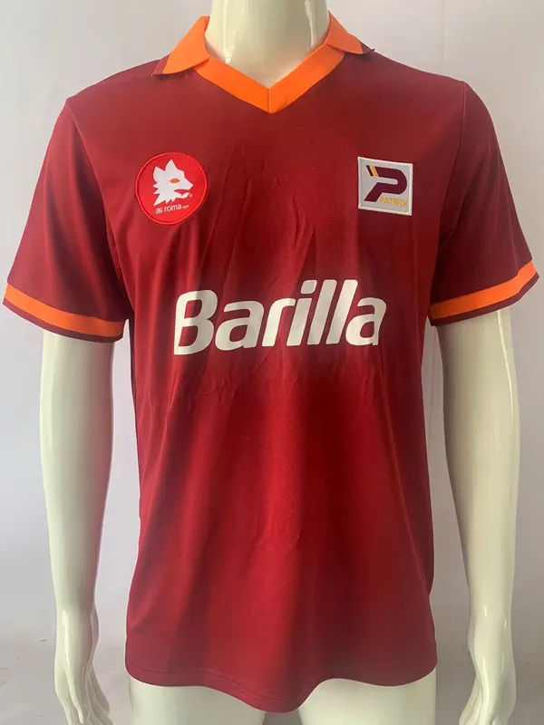 1982-1983 Roma Home Retro Soccer Jersey