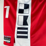 24-25 Clippers GEORGE #13 Red Top Quality Hot Pressing NBA Jersey (Trapeze Edition)