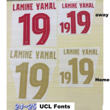 24-25 BAR Away Fans Version Soccer Jersey