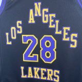 23-24 LAKERS HACHIMURA #28 Black City Edition Top Quality Hot Pressing NBA Jersey