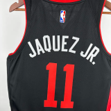 23-24 HEAT JAQUEZ JR. #11 Black City Edition Top Quality Hot Pressing NBA Jersey