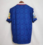 1996 France Home Retro Soccer Jersey
