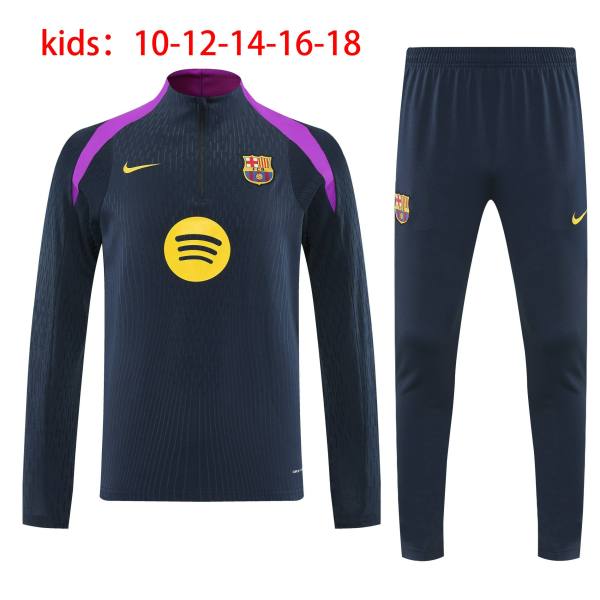 25-26 BAR High Quality Kids Half Pull Tracksuit