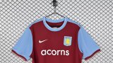 2009-2010 Aston Villa Home Retro Soccer Jersey