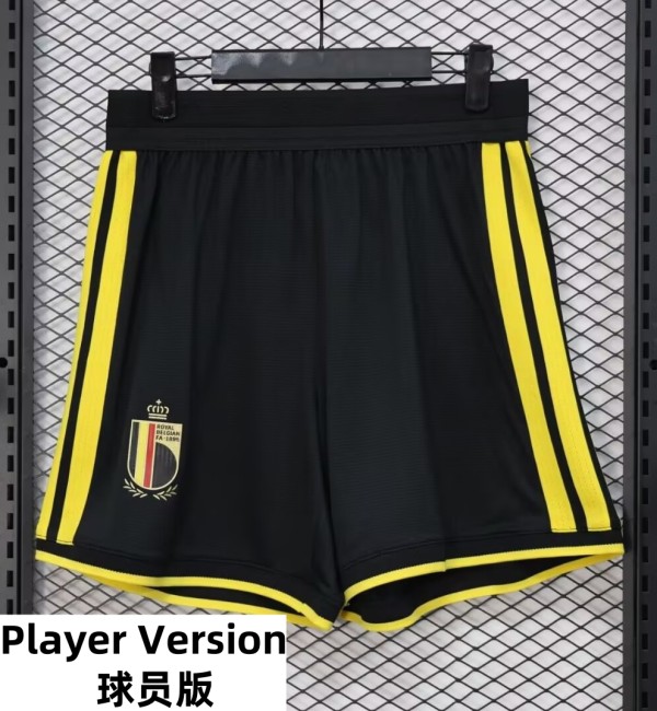 2026 World Cup Belgium Home Player Version Shorts Pants (球员短裤)