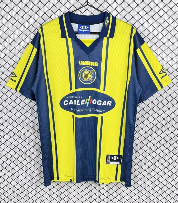 1998-1999 Rosario Central Home Retro Soccer Jersey