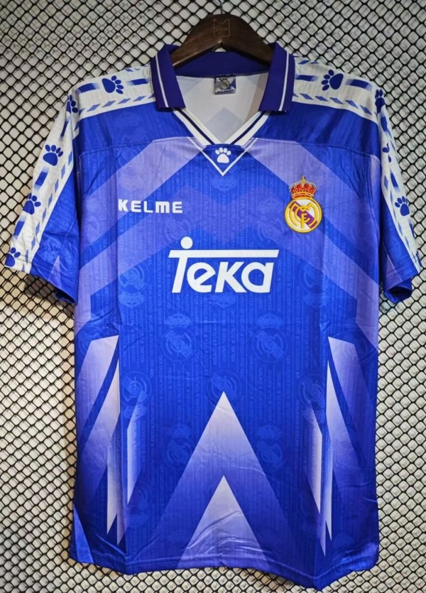 1996-1997 RMA  Away Retro Soccer Jersey