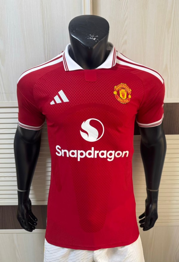2026 Man Utd Home Player Version Soccer Jersey