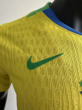25-26 Brazil Home Player Version Soccer Jersey