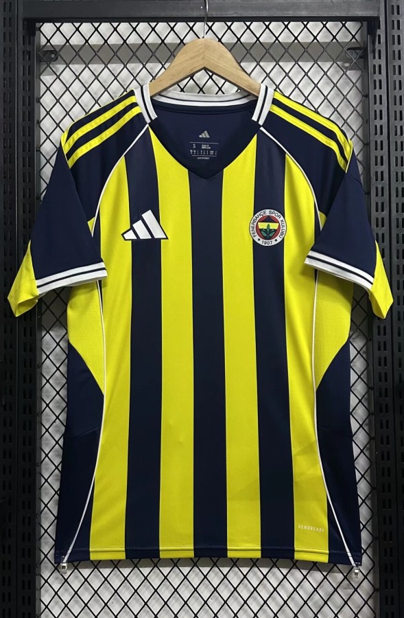 25-26 Fenerbahce Home Fans Soccer Jersey*空白版