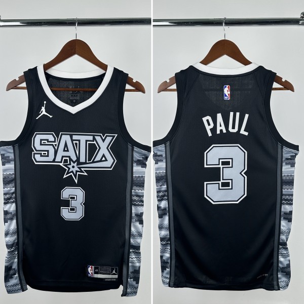 24-25 SA Spurs  Top Quality Hot Pressing NBA Jersey