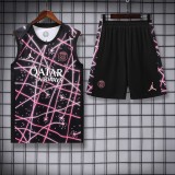 25-26 PSG High Quality Kids Tank Top And Shorts Suit
