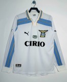 1999-2000 Lazio Third Long sleeves Retro Soccer Jersey