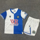 25-26 Blackburn Home Kids Soccer Jersey 1:1 Thai Quality