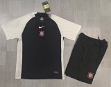 25-26 Corinthians Away Kids Soccer Jersey